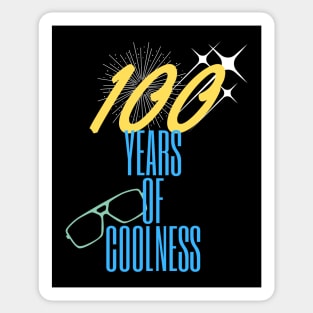 100 years of coolness Sticker